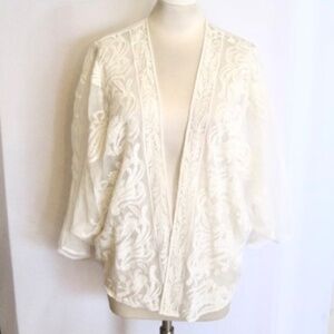 Beyond Vintage (Anthropologie) Embroidered Cover-up